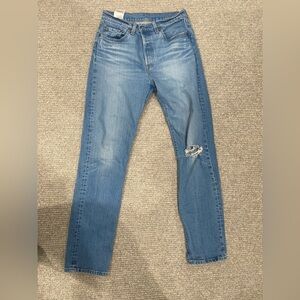 Levi's 501 Classic Blue Denim Jeans